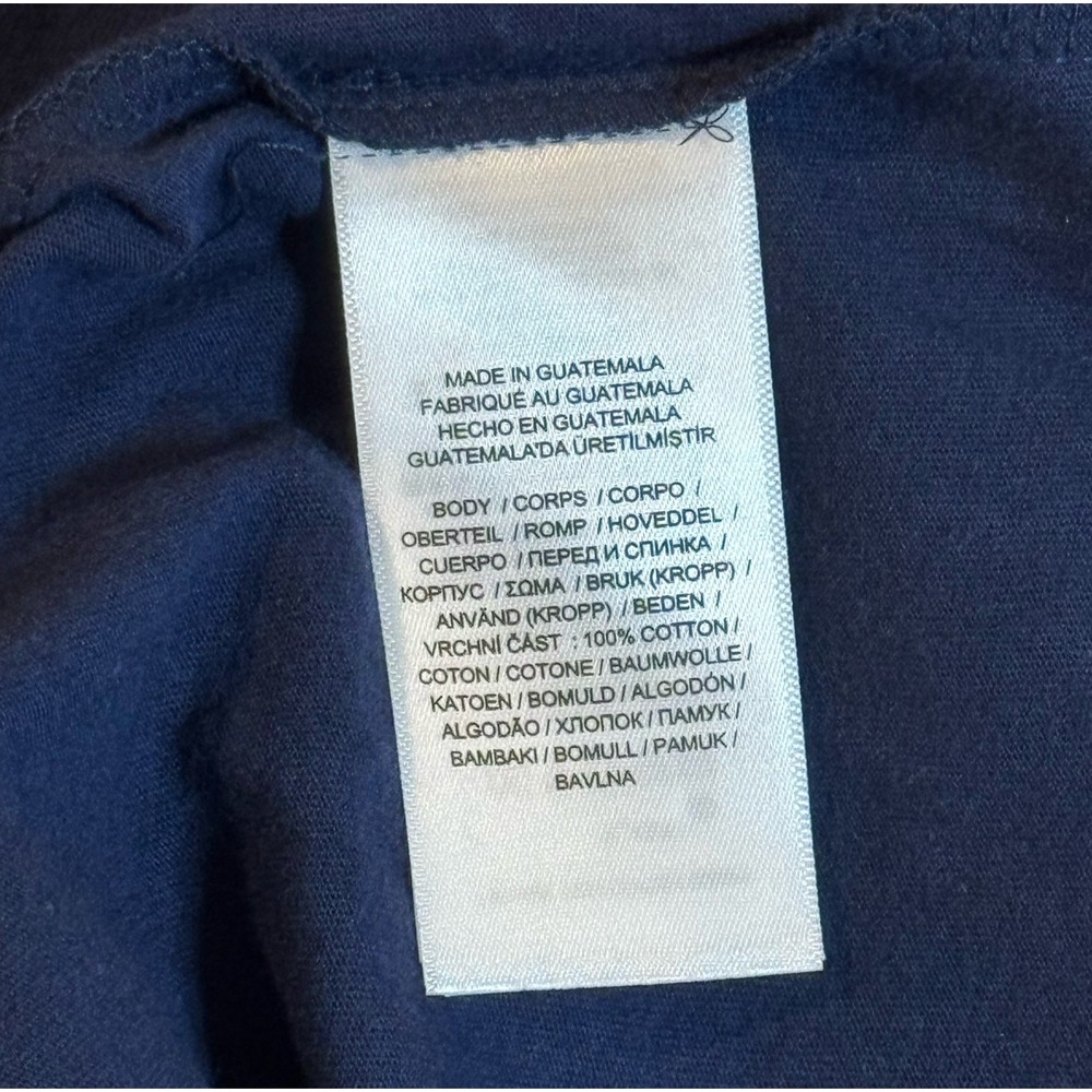 Polo Ralph Lauren Blue Graphic Spellout Logo Casual Big & Tall T Shirt Men's 4XB - Picture 5 of 8